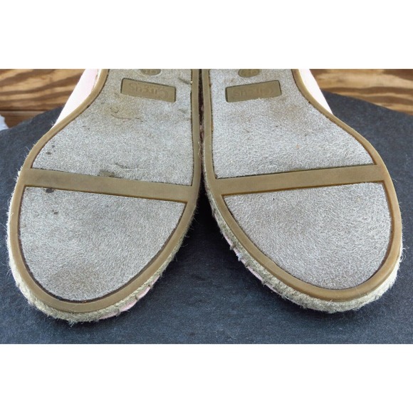 Circus Sam Edelman Sz 9.5 M Pink Round Toe Espadrilles Fabric Leni 8 - Picture 8 of 8